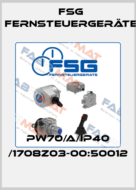 PW70/A/IP40 /1708Z03-00:50012 FSG Fernsteuergeräte