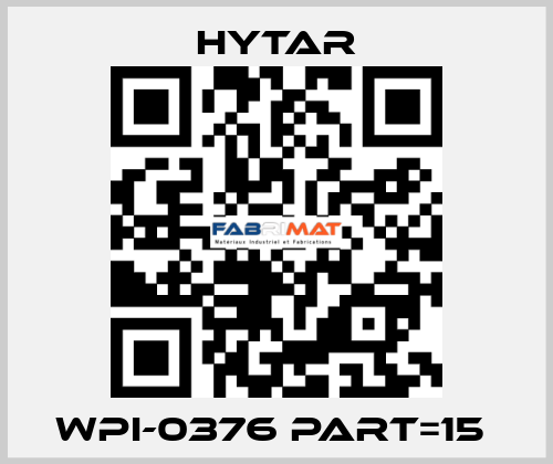 WPI-0376 PART=15  Hytar