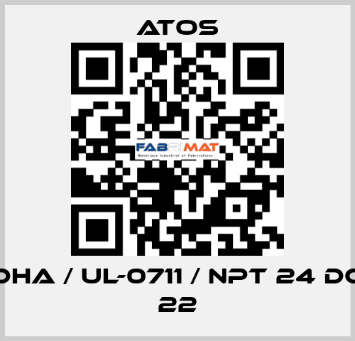 DHA / Ul-0711 / NPT 24 DC 22 Atos