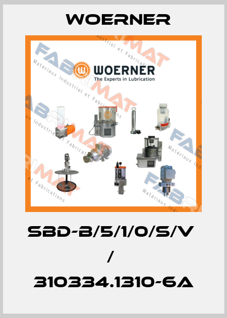 SBD-B/5/1/0/S/V  /  310334.1310-6A Woerner