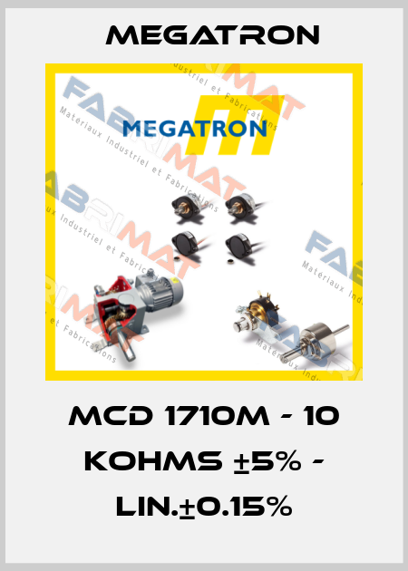 MCD 1710M - 10 KOHMS ±5% - LIN.±0.15% Megatron