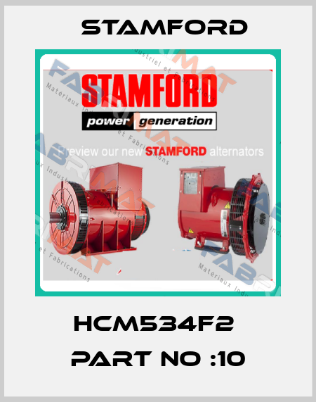HCM534F2  PART NO :10 Stamford