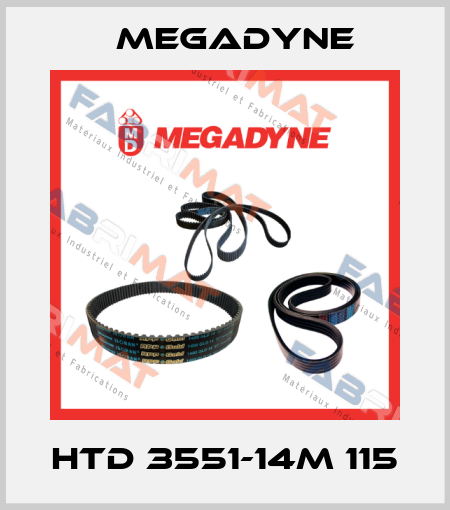 HTD 3551-14M 115 Megadyne