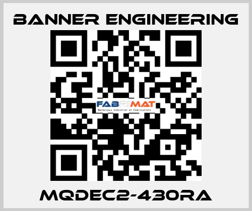 MQDEC2-430RA Banner Engineering
