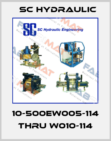 10-500EW005-114 THRU W010-114 SC Hydraulic