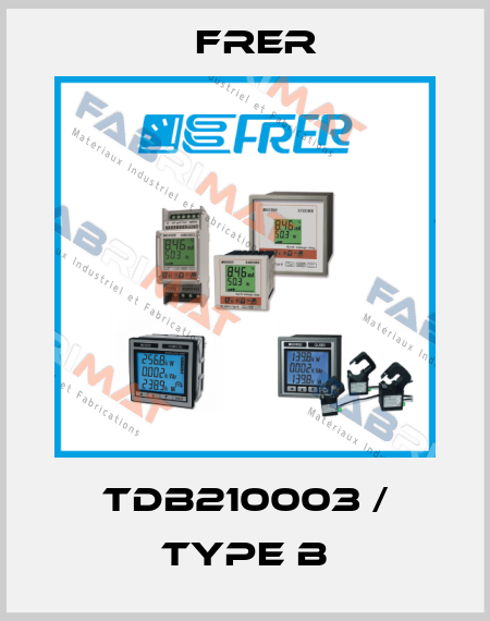 TDB210003 / Type B FRER