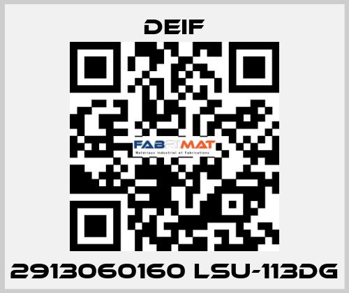 2913060160 LSU-113DG Deif