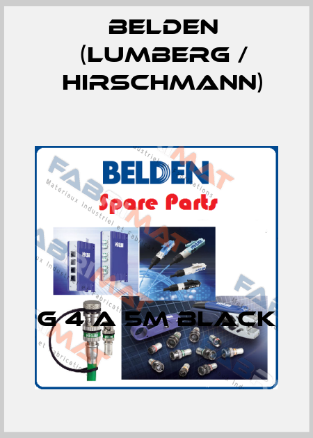 G 4 A 5M BLACK Belden (Lumberg / Hirschmann)