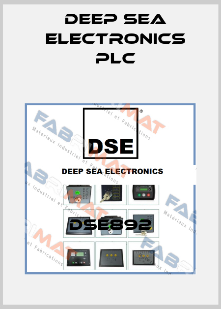 DSE892 DEEP SEA ELECTRONICS PLC