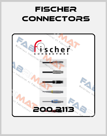 200.2113 Fischer Connectors