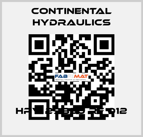 HPV 29B30 RF 012 Continental Hydraulics