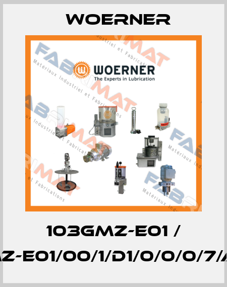 103GMZ-E01 / GMZ-E01/00/1/D1/0/0/0/7/A/0 Woerner