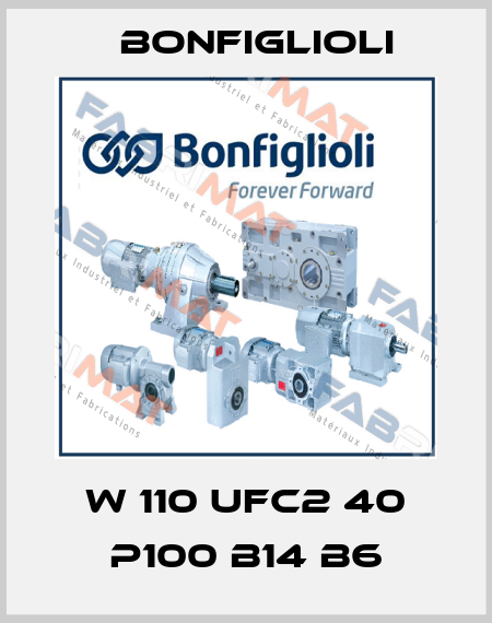 W 110 UFC2 40 P100 B14 B6 Bonfiglioli