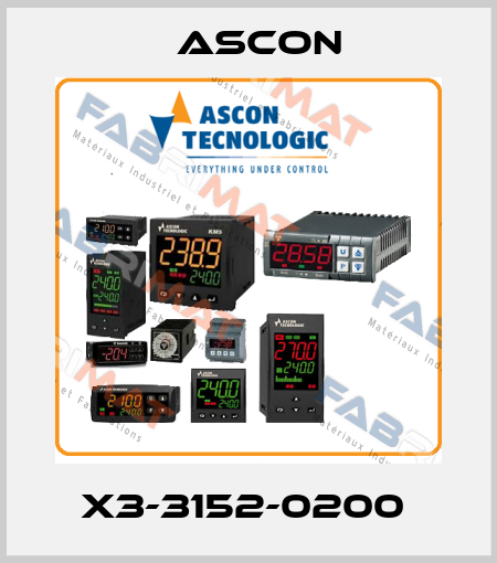 X3-3152-0200  Ascon