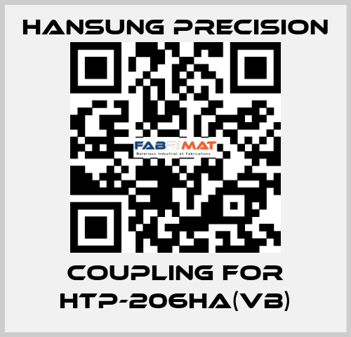 coupling for HTP-206HA(VB) Hansung Precision