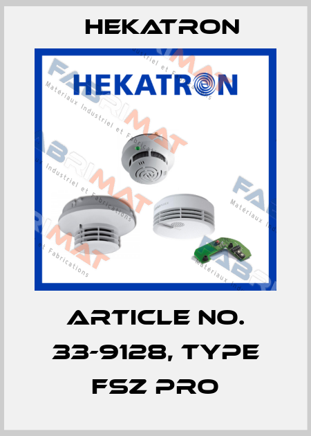 Article no. 33-9128, Type FSZ Pro Hekatron