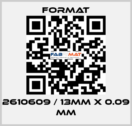 2610609 / 13mm x 0.09 mm Format