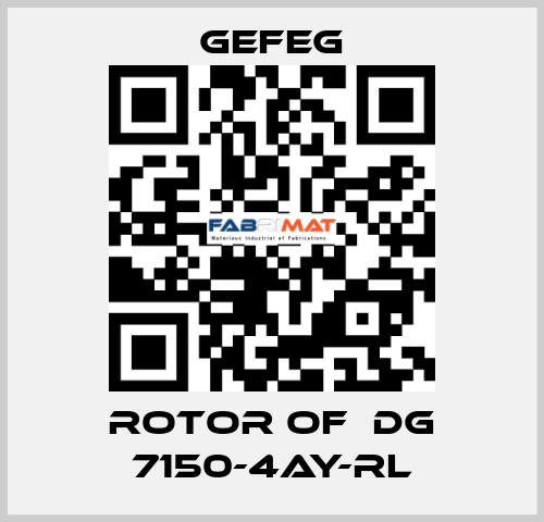 rotor of  Dg 7150-4AY-RL Gefeg
