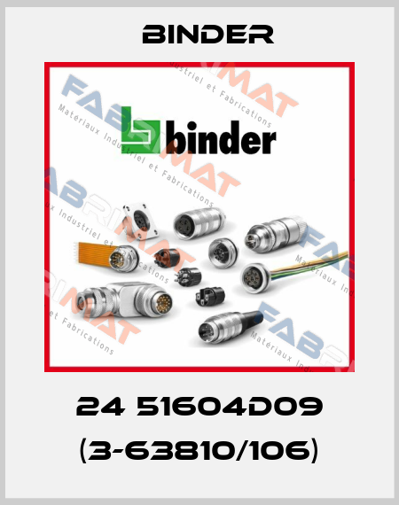 24 51604D09 (3-63810/106) Binder