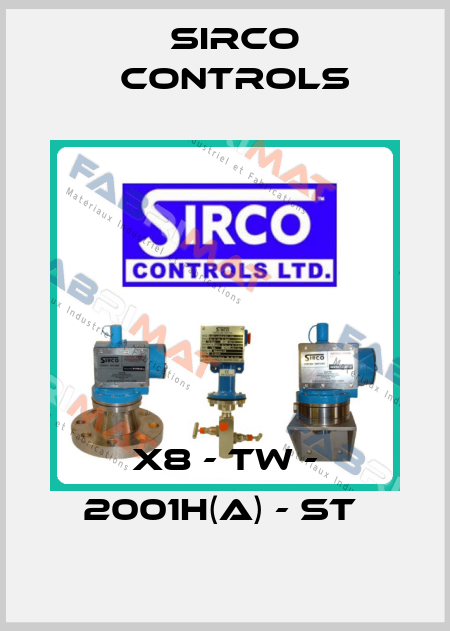 X8 - TW - 2001H(A) - ST  Sirco Controls