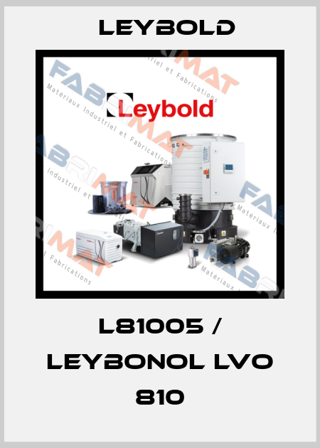 L81005 / LEYBONOL LVO 810 Leybold