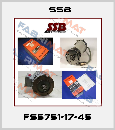 FS5751-17-45 SSB