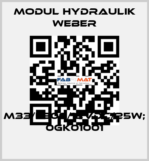 M33/L300/12VDC/25W; 0GK01001 MODUL HYDRAULIK WEBER