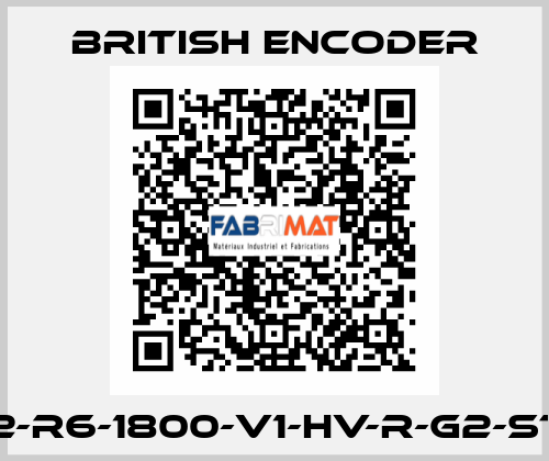 TR1-E2-R6-1800-V1-HV-R-G2-ST-IP50 British Encoder