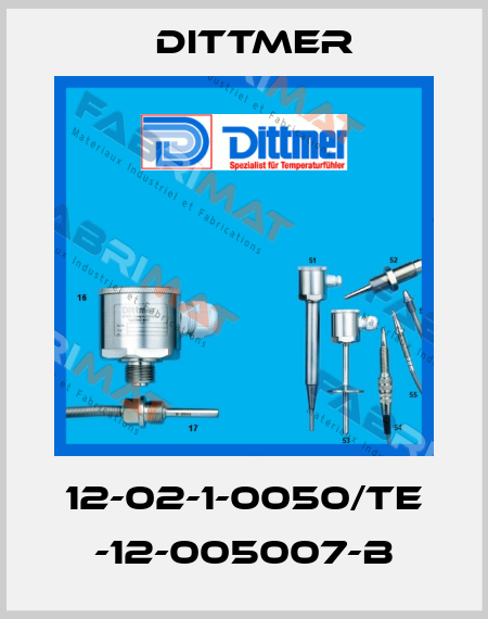 12-02-1-0050/TE -12-005007-B Dittmer