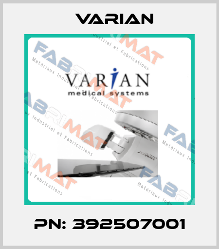 PN: 392507001 Varian
