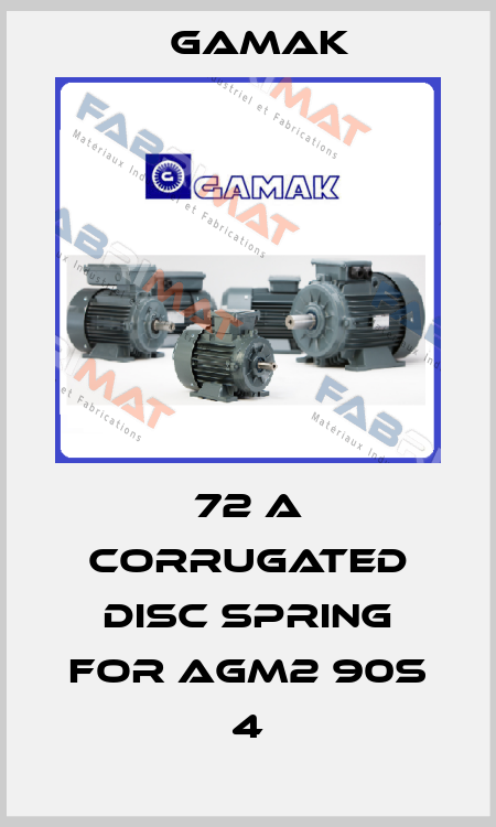 72 a corrugated disc spring for AGM2 90S 4 Gamak