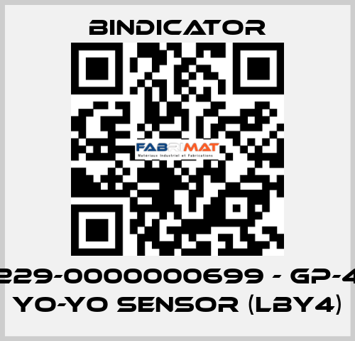 229-0000000699 - GP-4 YO-YO Sensor (LBY4) Bindicator