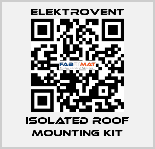 Isolated roof mounting kit ELEKTROVENT