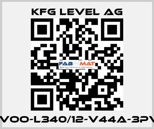 RV1/2"-VOO-L340/12-V44A-3PVC-adj. KFG Level AG