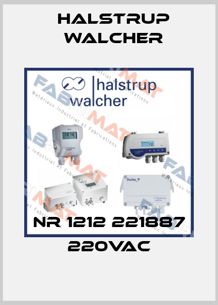 NR 1212 221887 220VAC Halstrup Walcher