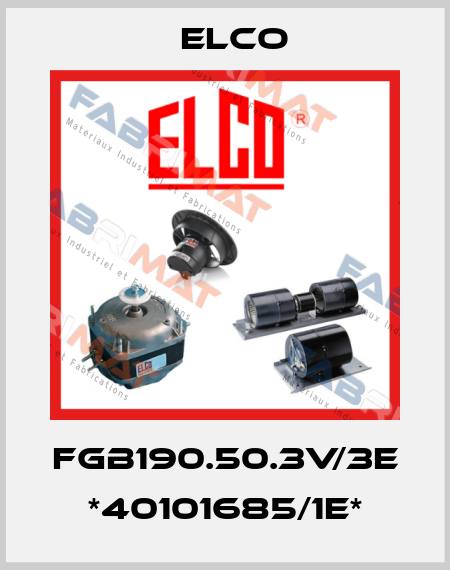FGB190.50.3V/3E *40101685/1E* Elco