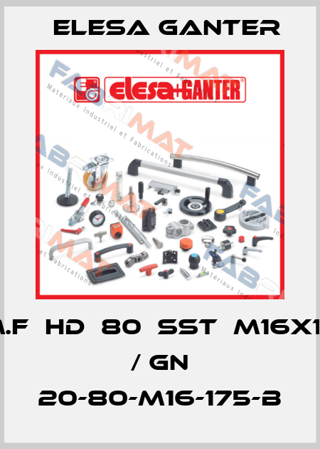 LM.F‐HD‐80‐SST‐M16X175 / GN 20-80-M16-175-B Elesa Ganter