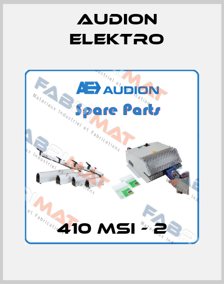 410 MSI - 2 Audion Elektro