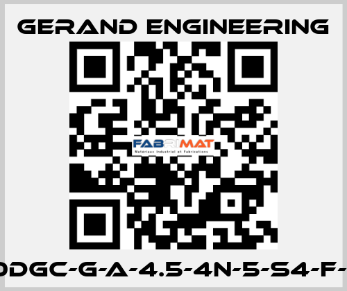 300DGC-G-A-4.5-4N-5-S4-F-B-0 Gerand Engineering