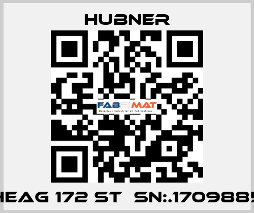 HEAG 172 st  SN:.1709885 HUBNER