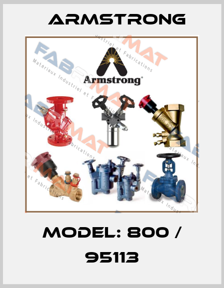 Model: 800 / 95113 Armstrong