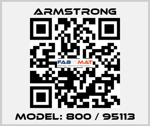 Model: 800 / 95113 Armstrong