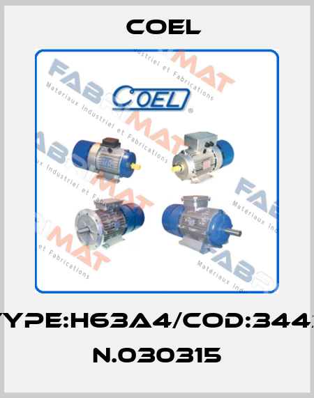 Type:H63A4/Cod:3443 N.030315 Coel
