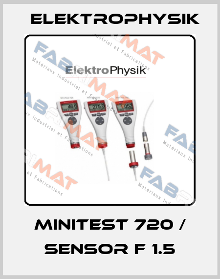MiniTest 720 / Sensor F 1.5 ElektroPhysik