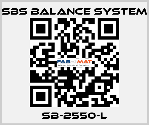 SB-2550-L SBS BALANCE SYSTEM