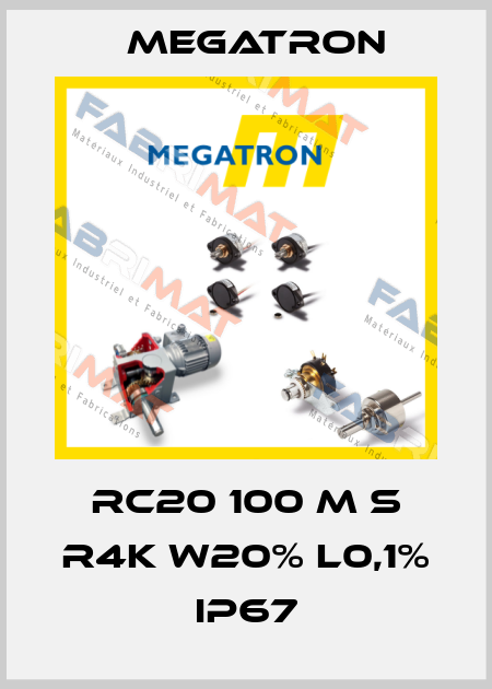 RC20 100 M S R4K W20% L0,1% IP67 Megatron