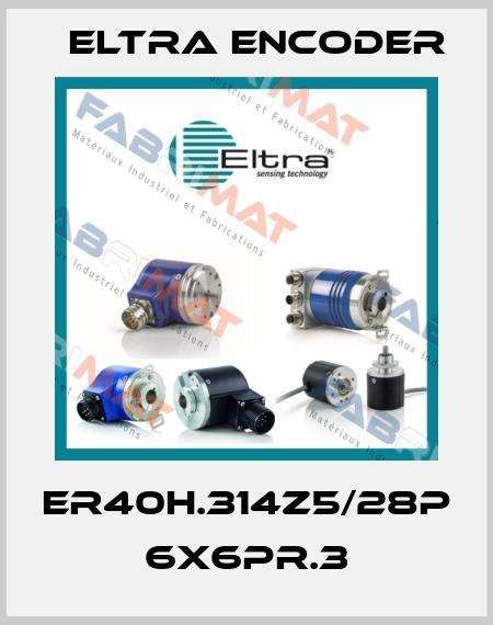 ER40H.314Z5/28P 6X6PR.3 Eltra Encoder