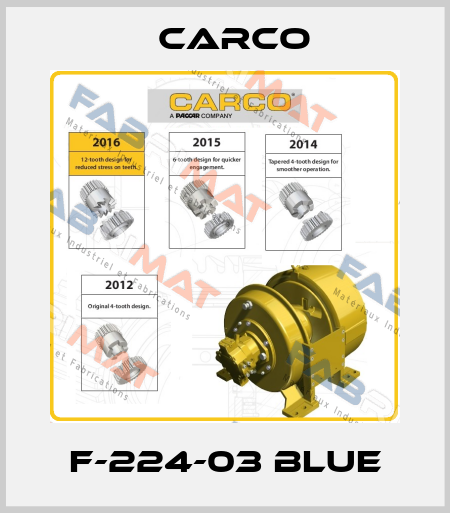 F-224-03 BLUE Carco
