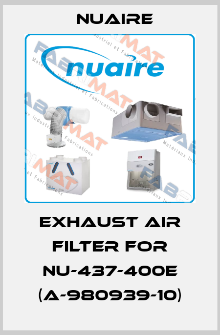 Exhaust air filter for NU-437-400E (A-980939-10) Nuaire