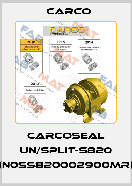 CARCOSEAL UN/SPLIT-S820 (N0SS820002900MR) Carco